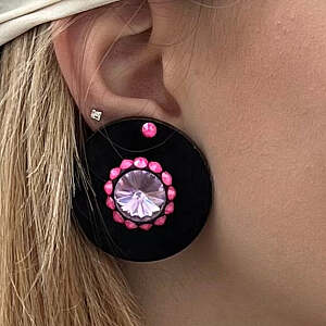 ORECCHINI - BE001-O60-PINK