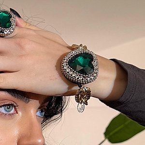 BRACCIALE - BE259-B150-GREEN