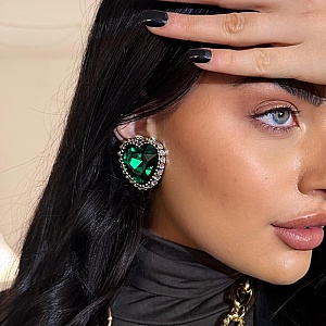 ORECCHINI - BE259-O120-GREEN