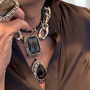 COLLANA - BE245-C270-BLACK