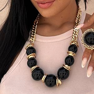 COLLANA - BE175-C135-BLACK
