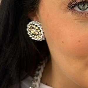 ORECCHINI - BE242-O90-WHITE