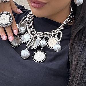 COLLANA - BE192-C165-SILVER