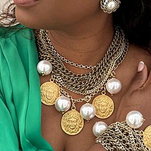 COLLANA - BE162-C150-GOLD
