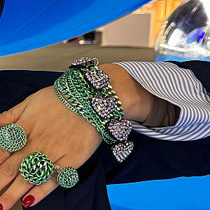 BRACCIALE - BE154-B180-GREEN