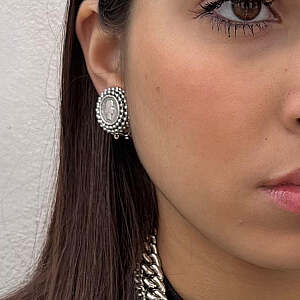 ORECCHINI - BE146-O60-SILVER