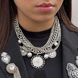 COLLANA - BE146-C135-SILVER