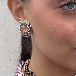 ORECCHINI - BE141-O60-PINK