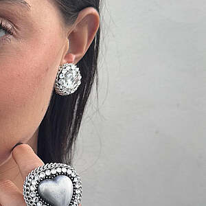 ORECCHINI - BE136-O75-SILVER