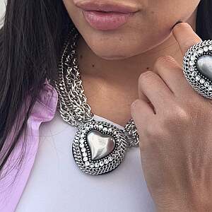 COLLANA - BE136-C135-SILVER
