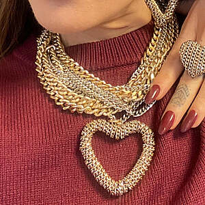 COLLANA - BE131-C120-GOLD