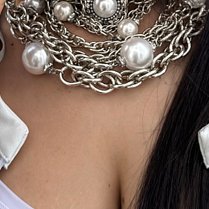 COLLANA - BE092-C150-SILVER