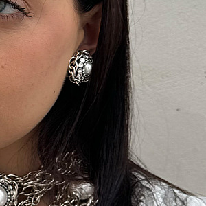 ORECCHINI - BE092-O60-SILVER