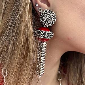 ORECCHINI - BE080-O105-RED
