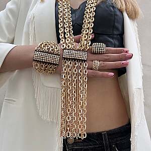 COLLANA - BE033-C165-GOLD-G