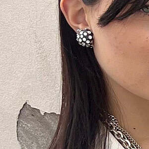 ORECCHINI - BE033-O45-SILVER-S