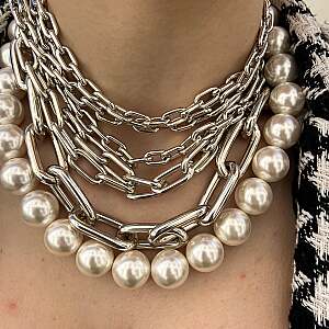 COLLANA - BE031-C150-SILVER